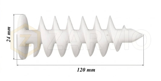 120mm Insulation Screw Plug for EPS Styrofoam Fixing
