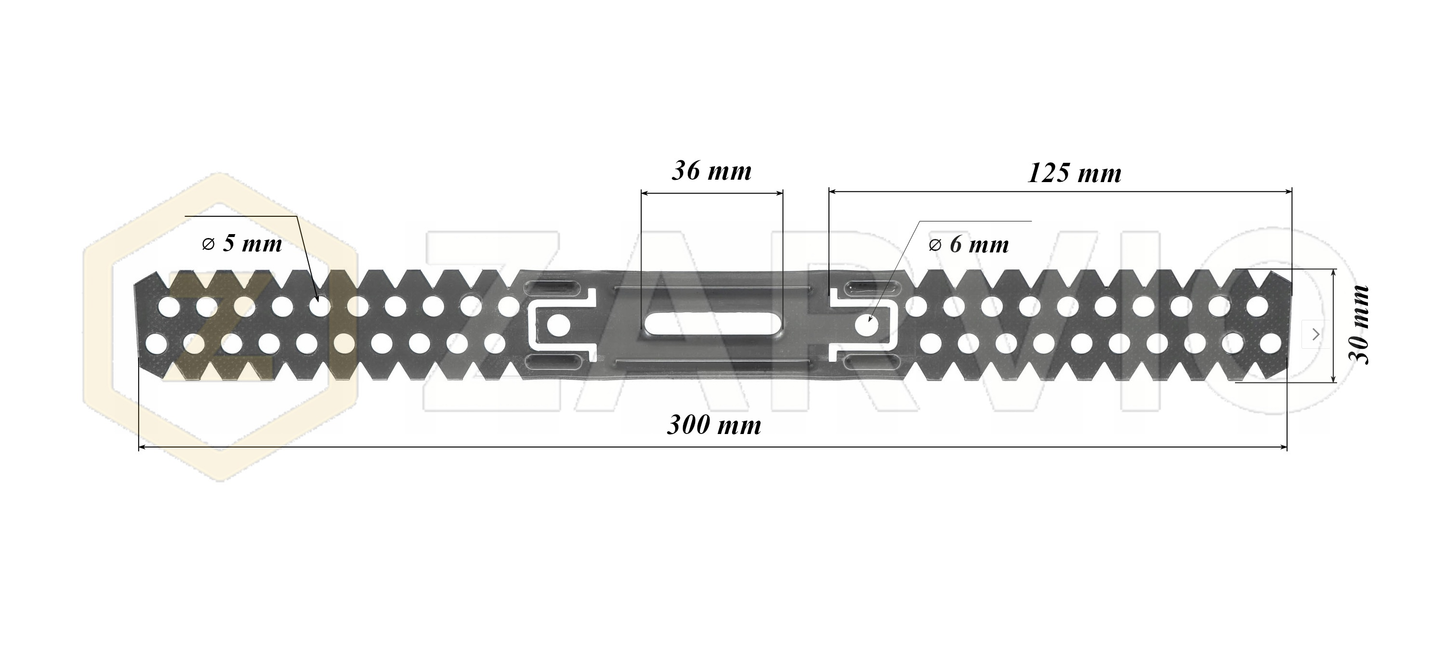 125mm ES Hanger for Drywall Systems – Metal Profile Fixing