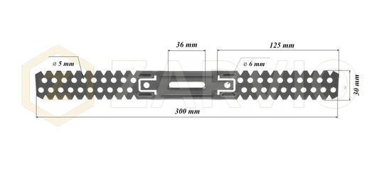 125mm ES Hanger for Drywall Systems – Metal Profile Fixing