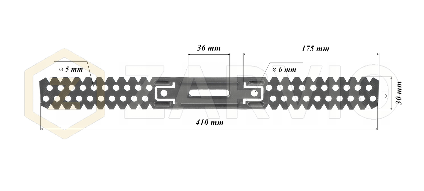 175mm ES Hanger for Drywall Systems – Metal Profile Fixing