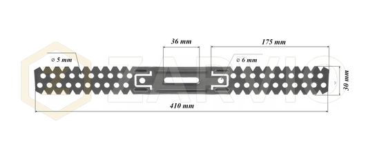 175mm ES Hanger for Drywall Systems – Metal Profile Fixing