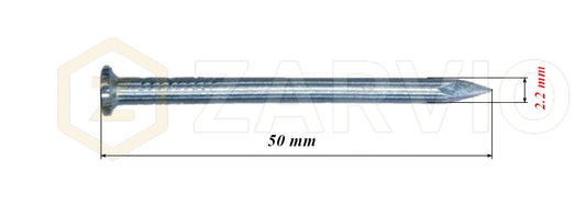 2.2 x 50mm Metal Nails for Construction, Carpentry & DIY