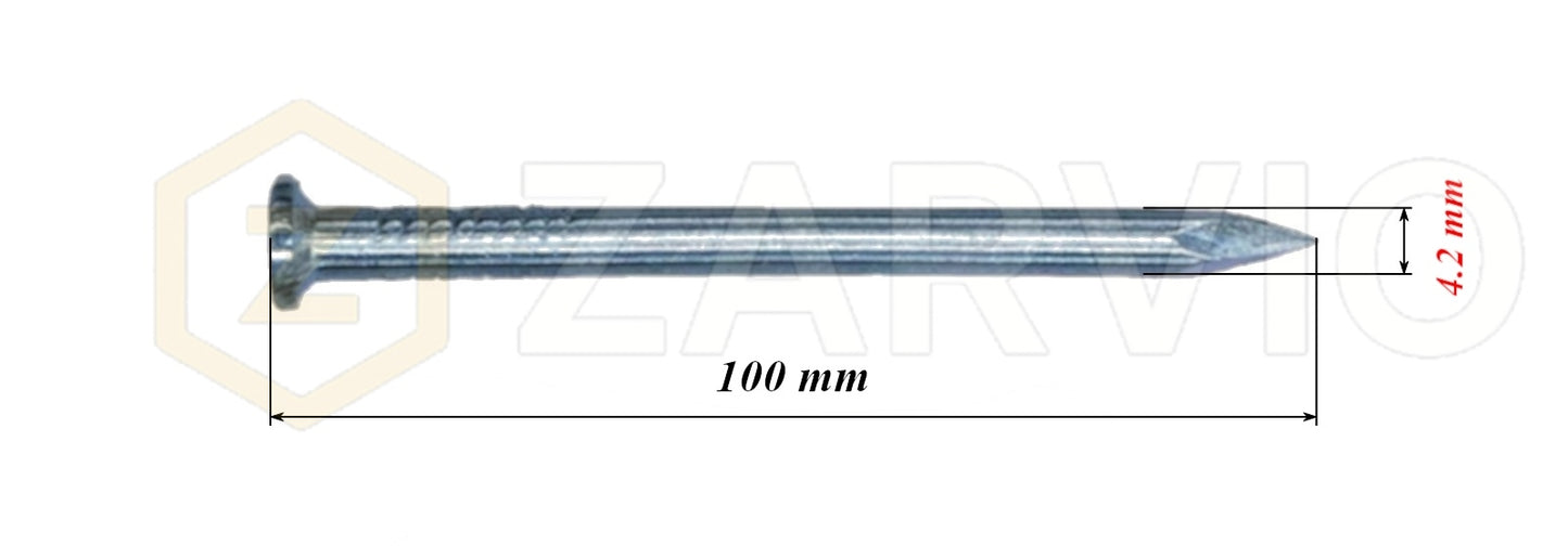 4.2 x 100mm Construction Nails for Timber & General Building