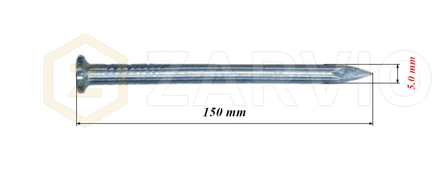 5.0 x 150mm Construction Nails for Timber & General Building