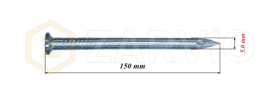 5.0 x 150mm Construction Nails for Timber & General Building