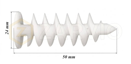 50mm Insulation Screw Plug for EPS Styrofoam Fixing