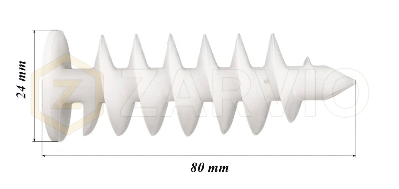 80mm Insulation Screw Plug for EPS Styrofoam Fixing