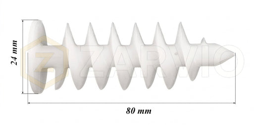 80mm Insulation Screw Plug for EPS Styrofoam Fixing