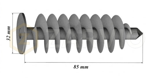 85mm Insulation Screw Plug for EPS Styrofoam Fixing