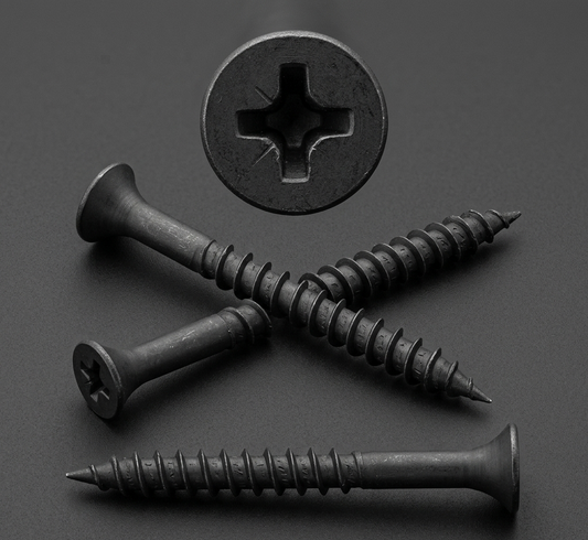 4.2 x 70mm Coarse Thread Drywall Screws for Wood – Black Phosphate