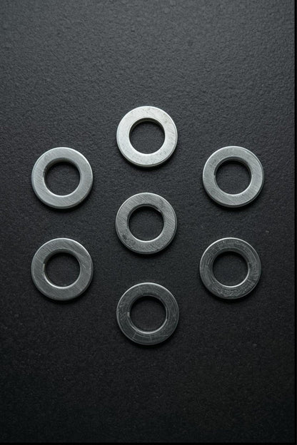M2 Form A Flat Washers – DIN 125A, Bright Zinc Plated