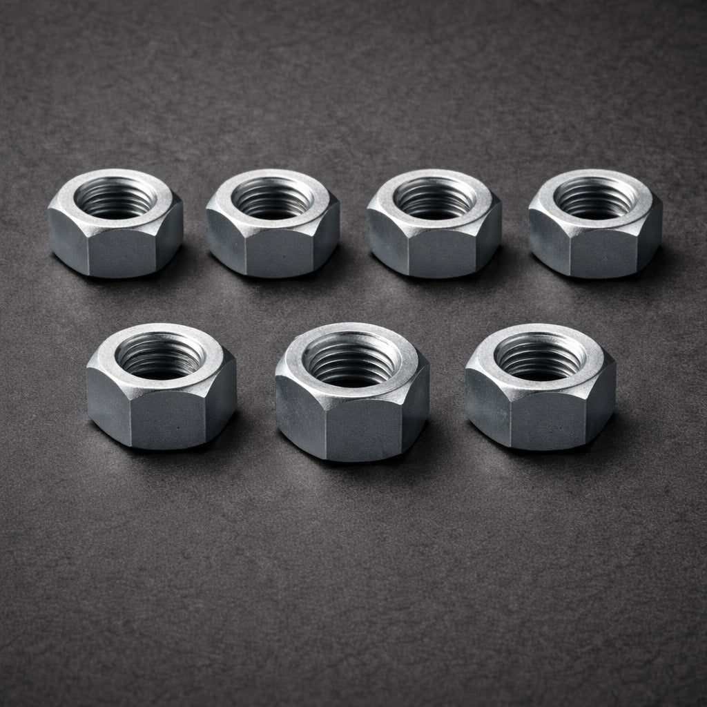 M16 Metric Grade 8 Hex Full Nuts – Bright Zinc Plated (DIN 934)