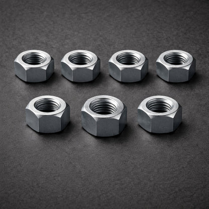 M6 Metric Grade 8 Hex Full Nuts – Bright Zinc Plated (DIN 934)