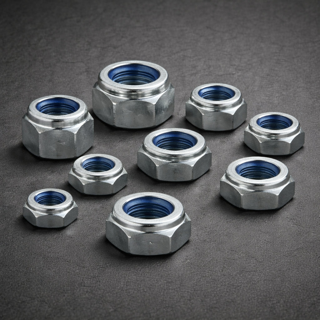 M16 Nylon Insert Lock Nuts High Profile (DIN 982)