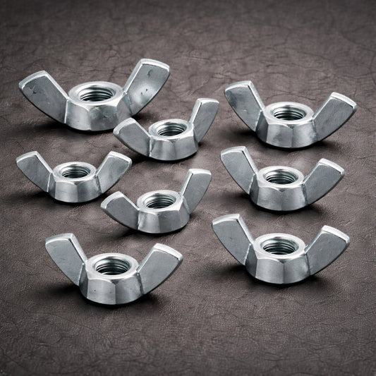 M4 Wing Nuts Bright Zinc Plated (DIN 314)