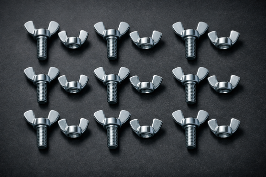 M5 x 20mm Wing Bolts (DIN 316) & Wing Nuts (DIN 315) – BZP Zinc Plated