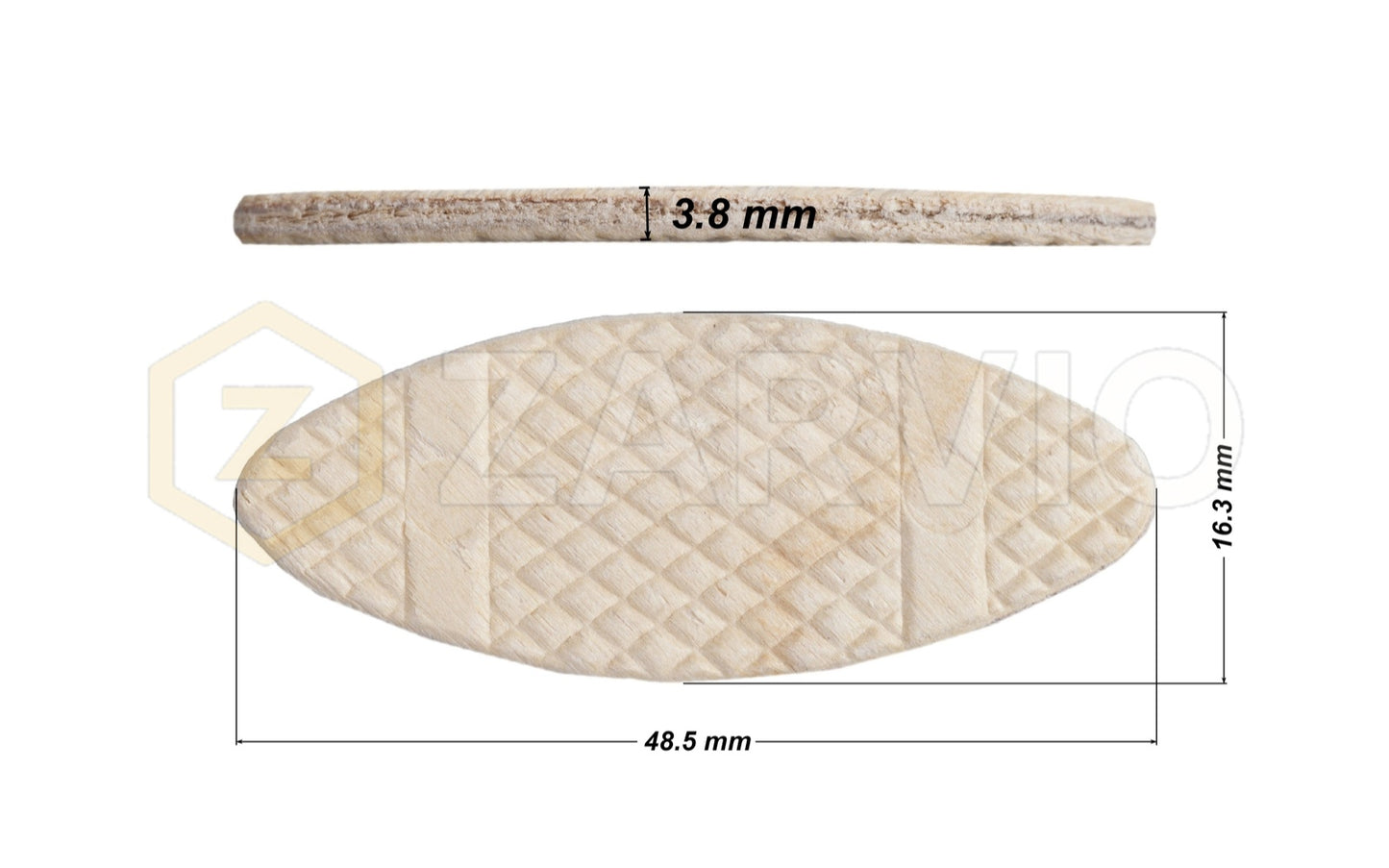 0" Wooden Jointing Biscuits
